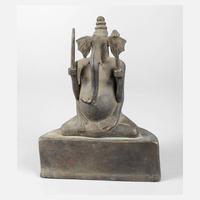 Bronzeplastik Ganesha111