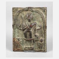 Bronzerelief Indien111