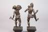 Paar figürliche Bronzen