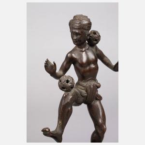 Paar figürliche Bronzen