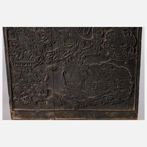 Doppelseitige Thangkadruckplatte