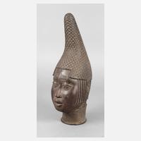 Bronzeskulptur Westafrika111