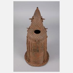 Bronzeskulptur Westafrika