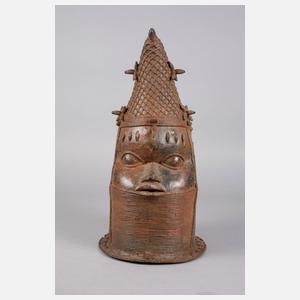 Bronzeskulptur Westafrika