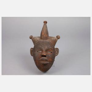 Zweiteilige Maske Westafrika