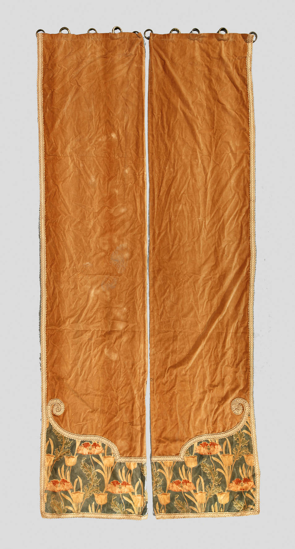 Paar Übergardinen Jugendstil