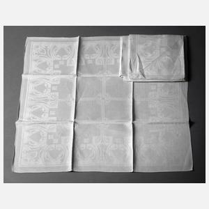 Drei Servietten Jugendstil