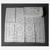 Zwölf Servietten Jugendstildekor111