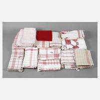 Konvolut Küchentücher Rot/Weiß111