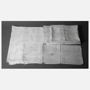 Bettwäschegarnitur mit Zeppelinmotiv