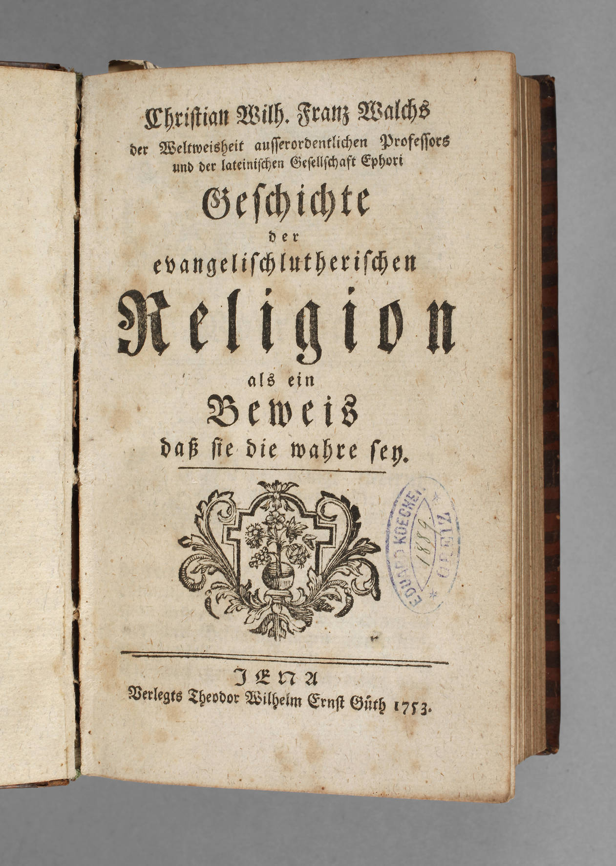 Walchs Religionsgeschichte 1753