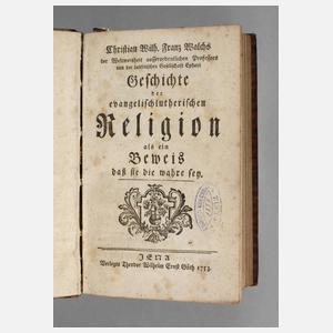 Walchs Religionsgeschichte 1753