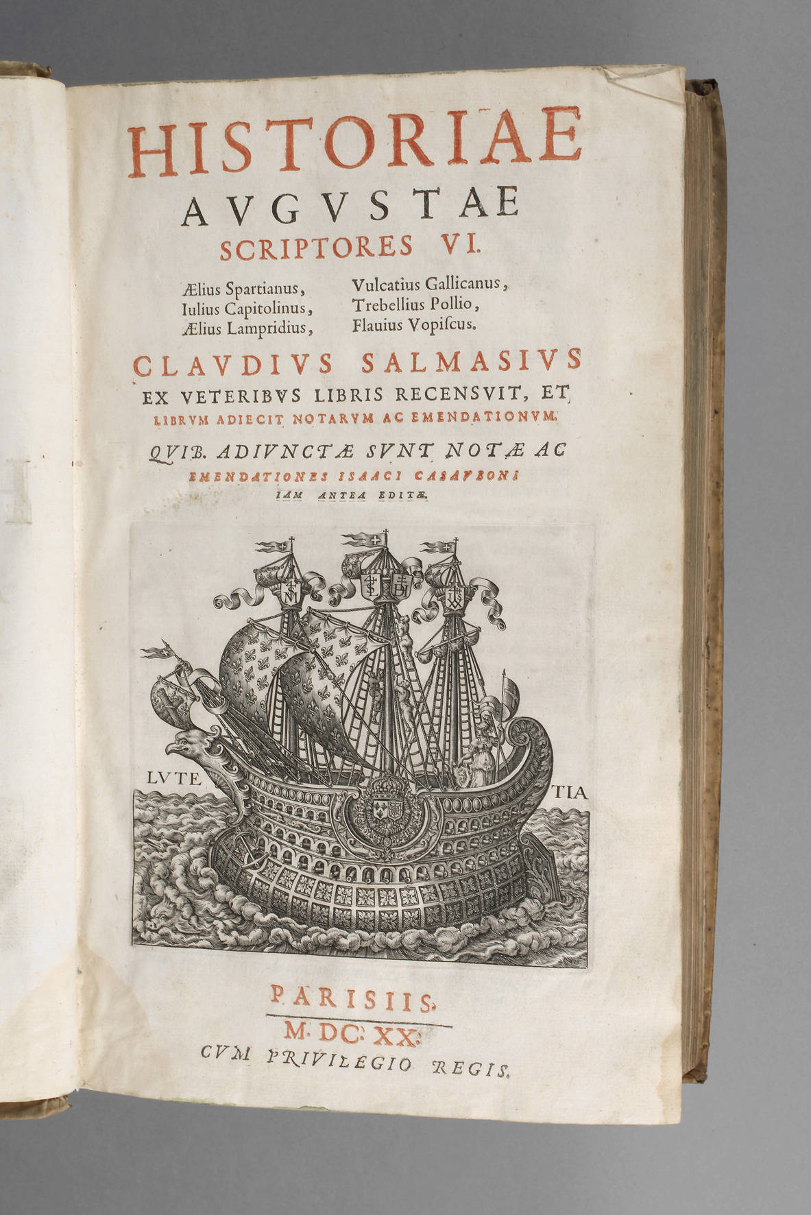 Claudius Salmasius' Kaisergeschichte 1620