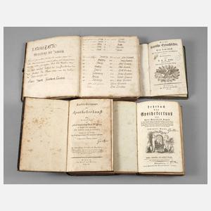 Konvolut Lehrbücher um 1800