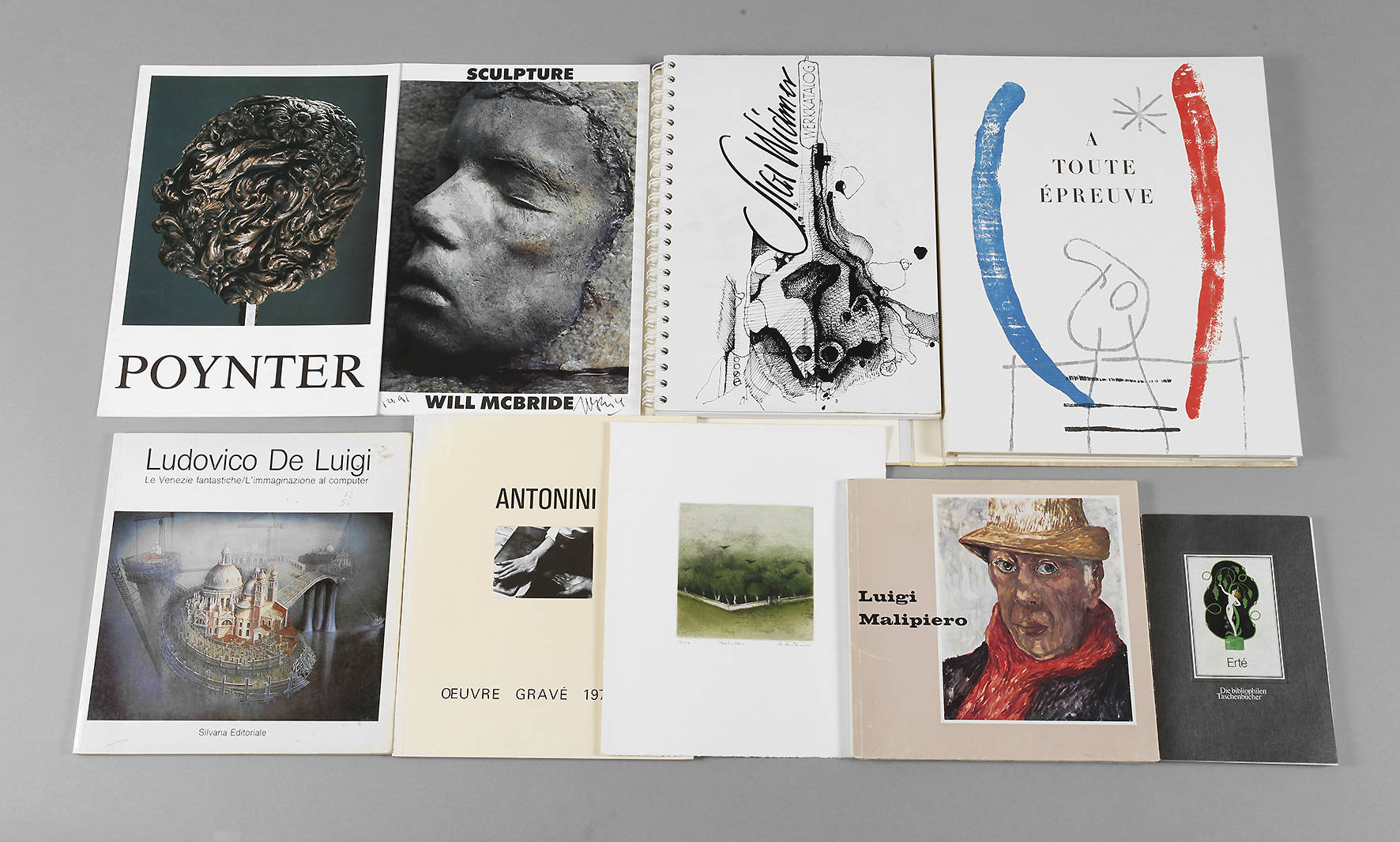 Konvolut Kunstkataloge