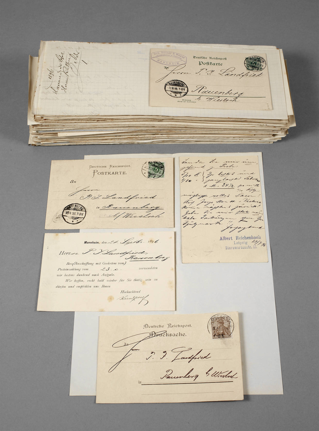 Konvolut Geschäftspapiere