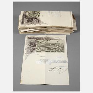 Konvolut Geschäftspapiere