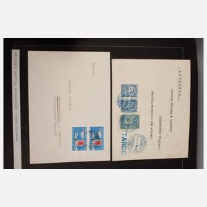 Briefmarkenalbum Dt. Luftschiffs-/Ballonpost Flugjubiläen