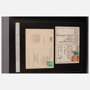 Briefmarkenalbum Dt. Luftschiffs-/Ballonpost Flugjubiläen