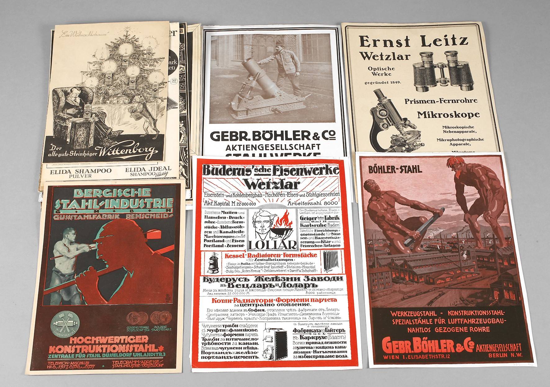 Konvolut Werbeblätter