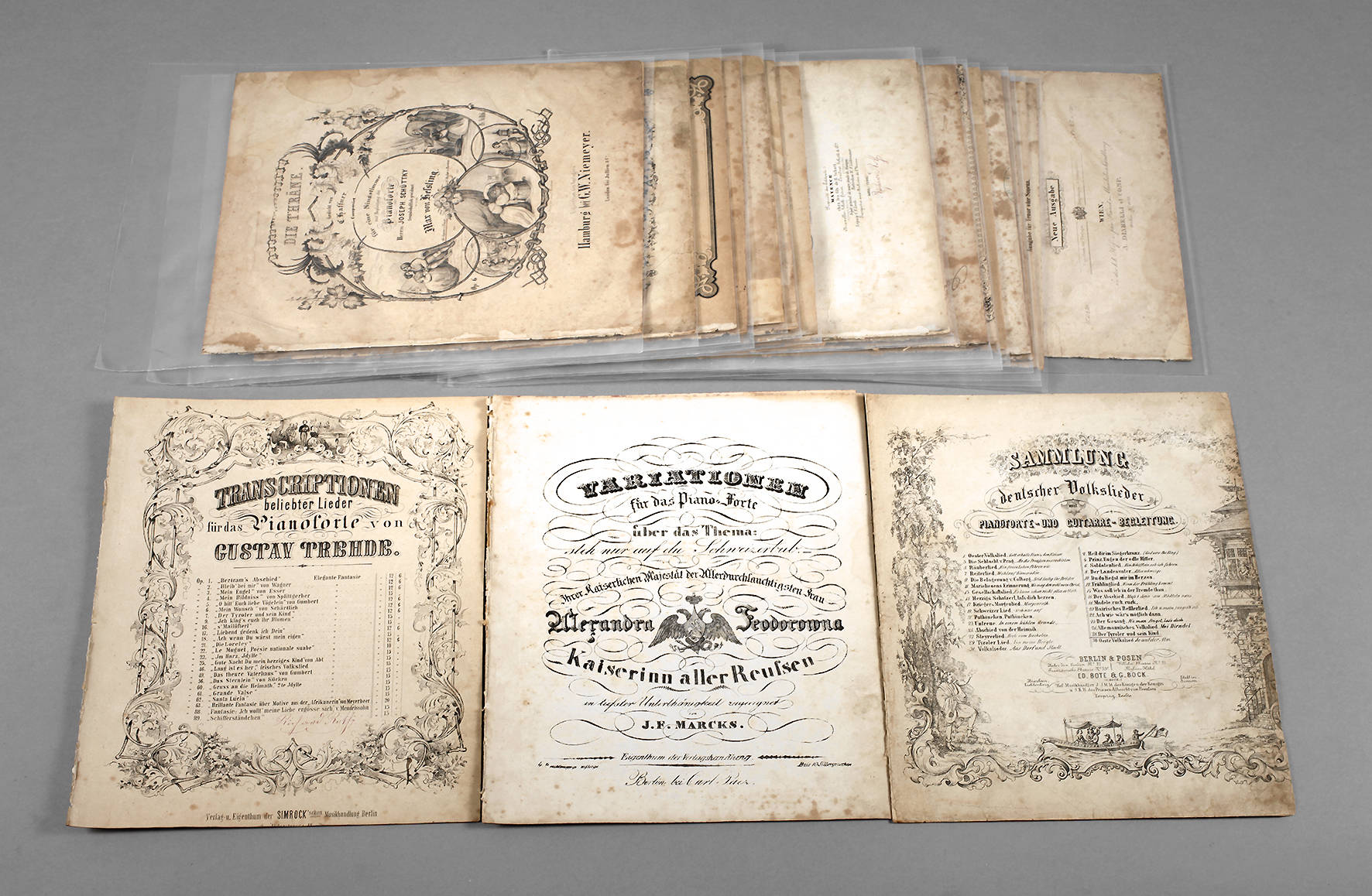 Sammlung Notenblätter