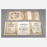 Sammlung Notenblätter111
