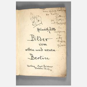 Heinrich Zille, eigenhändige Widmung