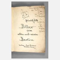 Heinrich Zille, eigenhändige Widmung111