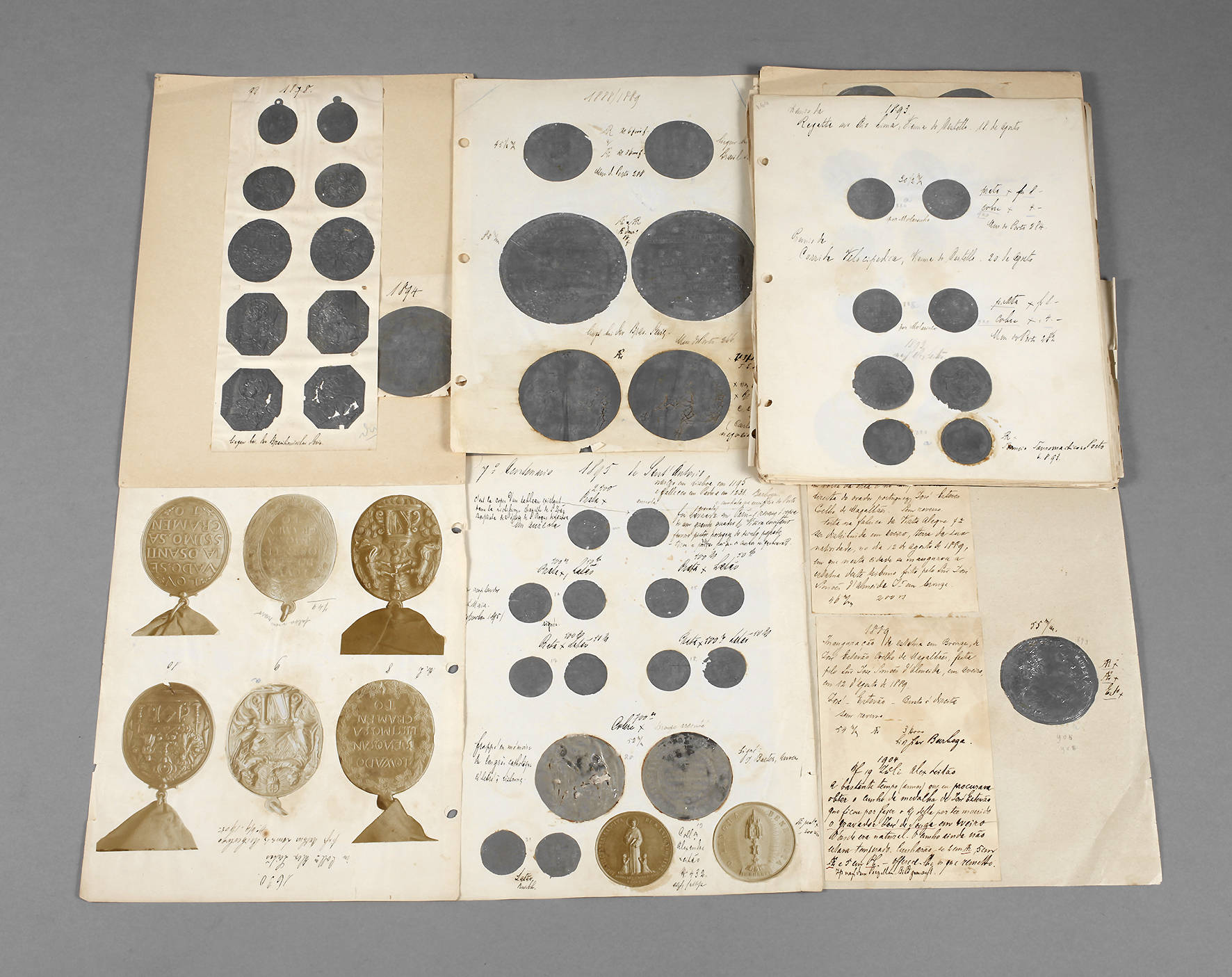 Sammlung Münz-Abreibungen