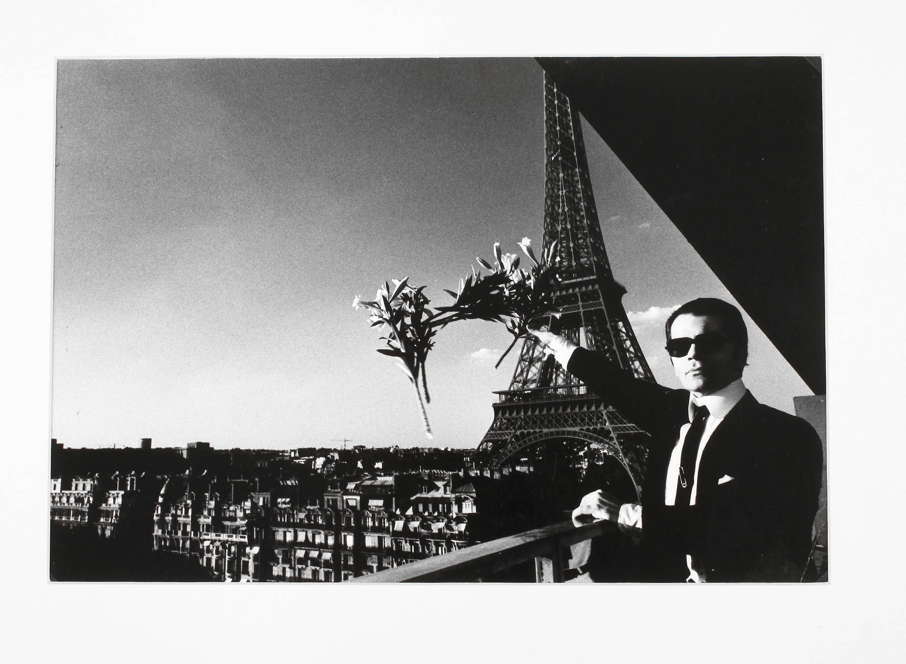 Helmut Newton, Portraitfoto Karl Lagerfeld