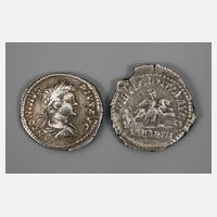 Zwei antike römische Denar111