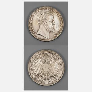 Zwei Mark Reuß 1892