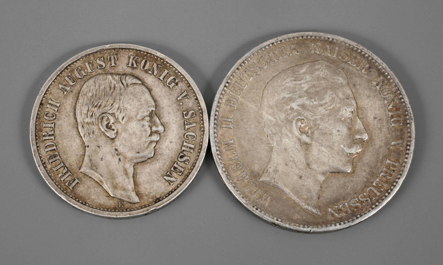 Zwei Münzen D.R.