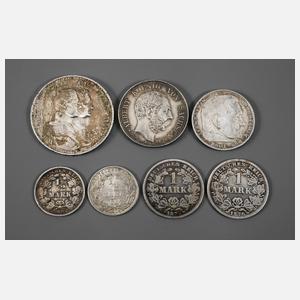 Konvolut Münzen D.R.