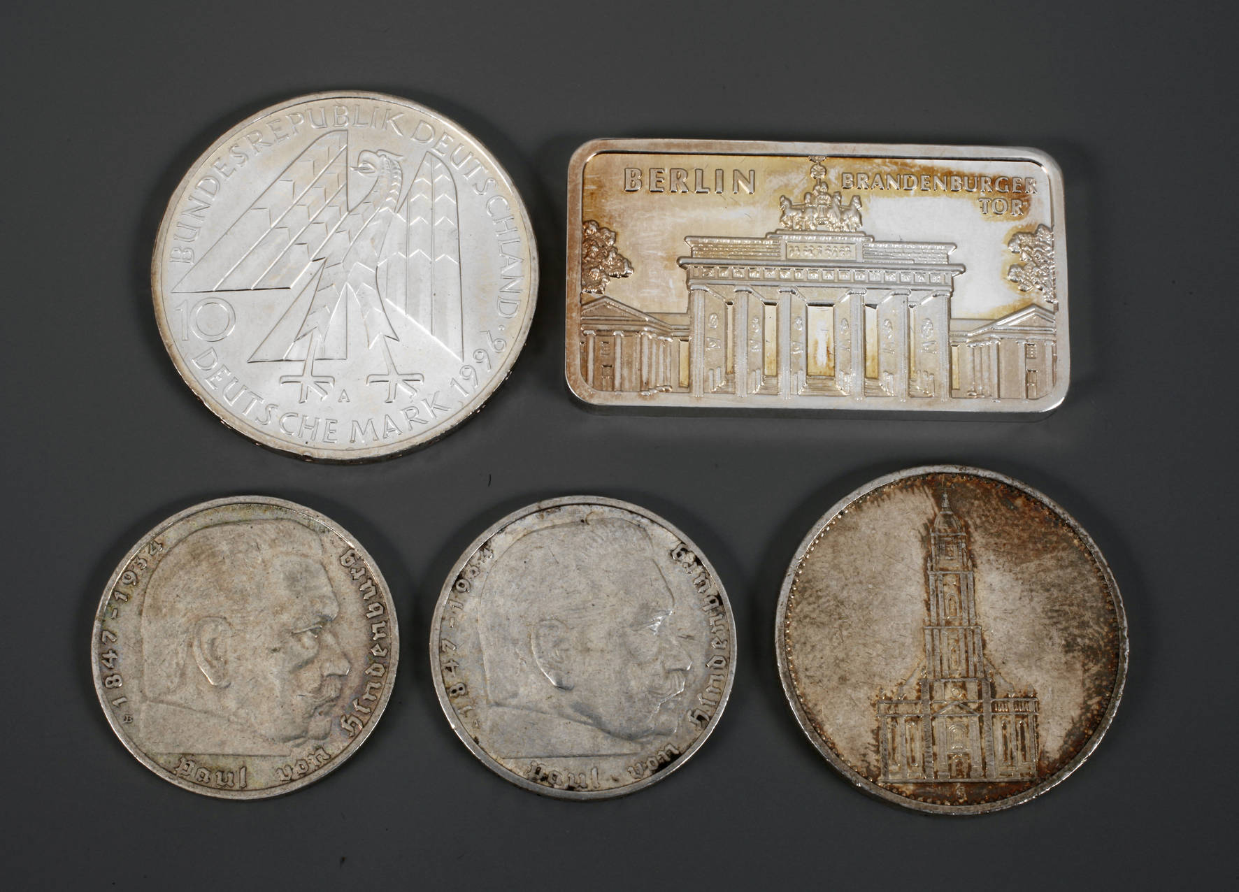 Konvolut Silbermünzen