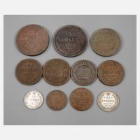 Elf Münzen Russland111
