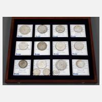 Konvolut Silbermünzen international111