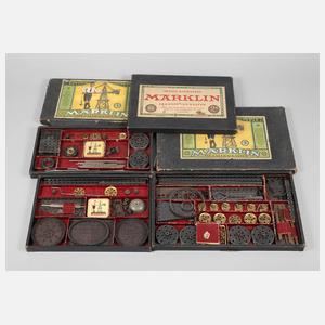 Drei Märklin Metallbaukästen