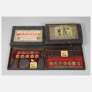 Zwei Märklin Metallbaukästen