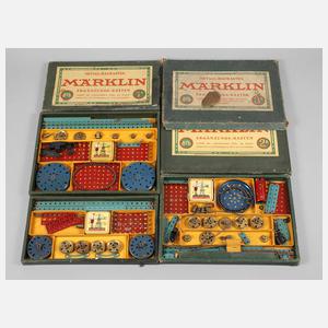 Drei Märklin Metallbaukästen