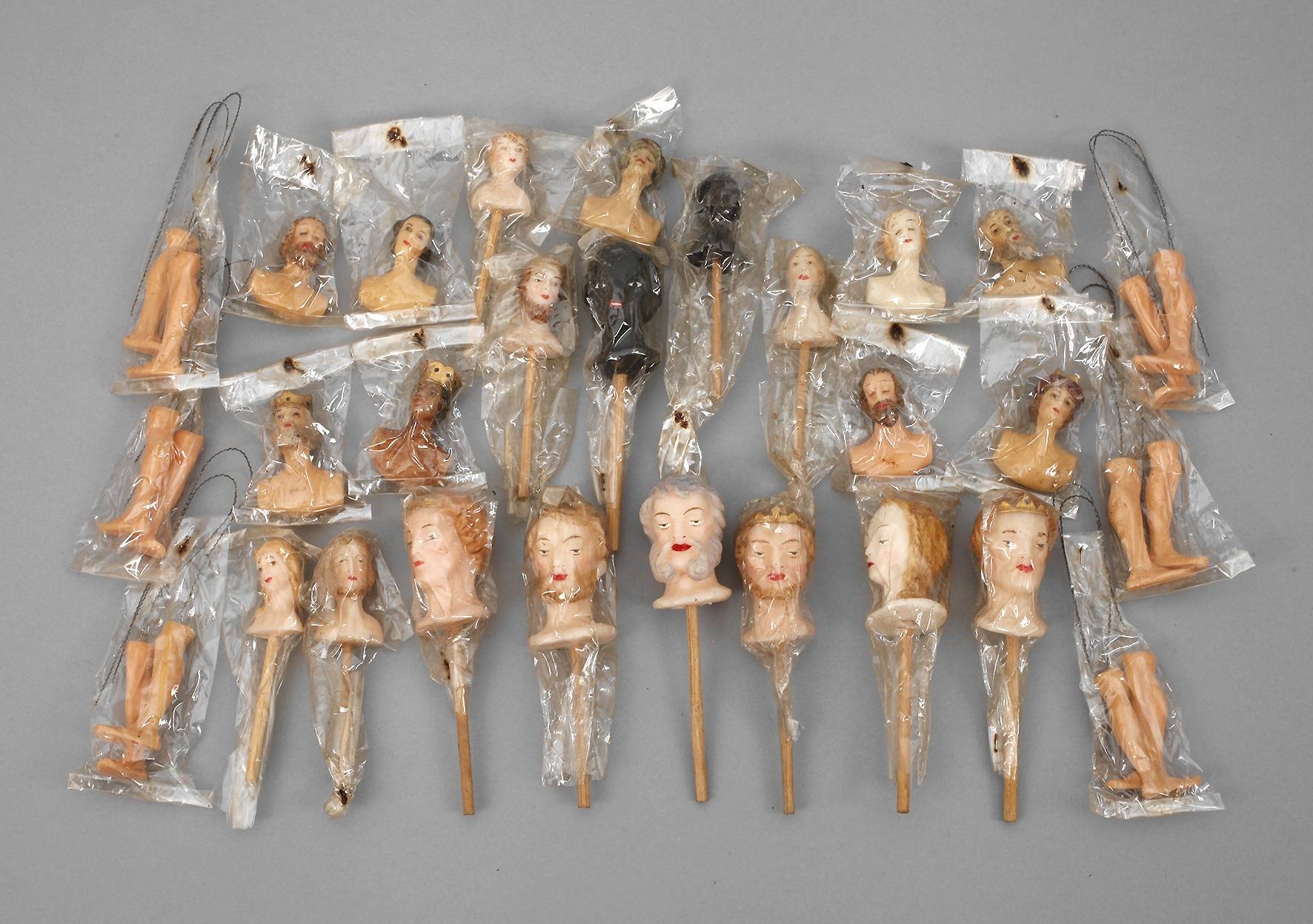 Konvolut Wachsköpfe