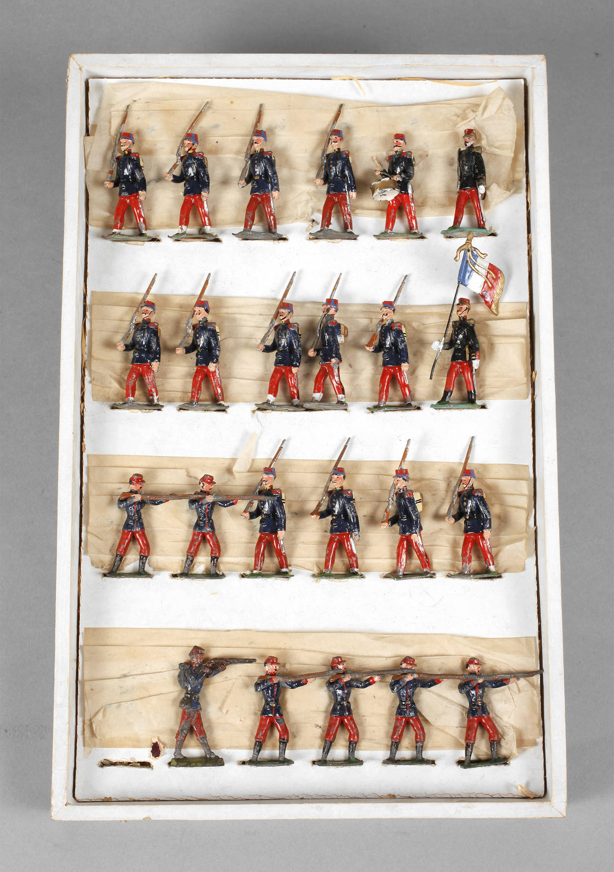 Georg Heyde Zinnfiguren ”Französ. Infanterie Marsch”