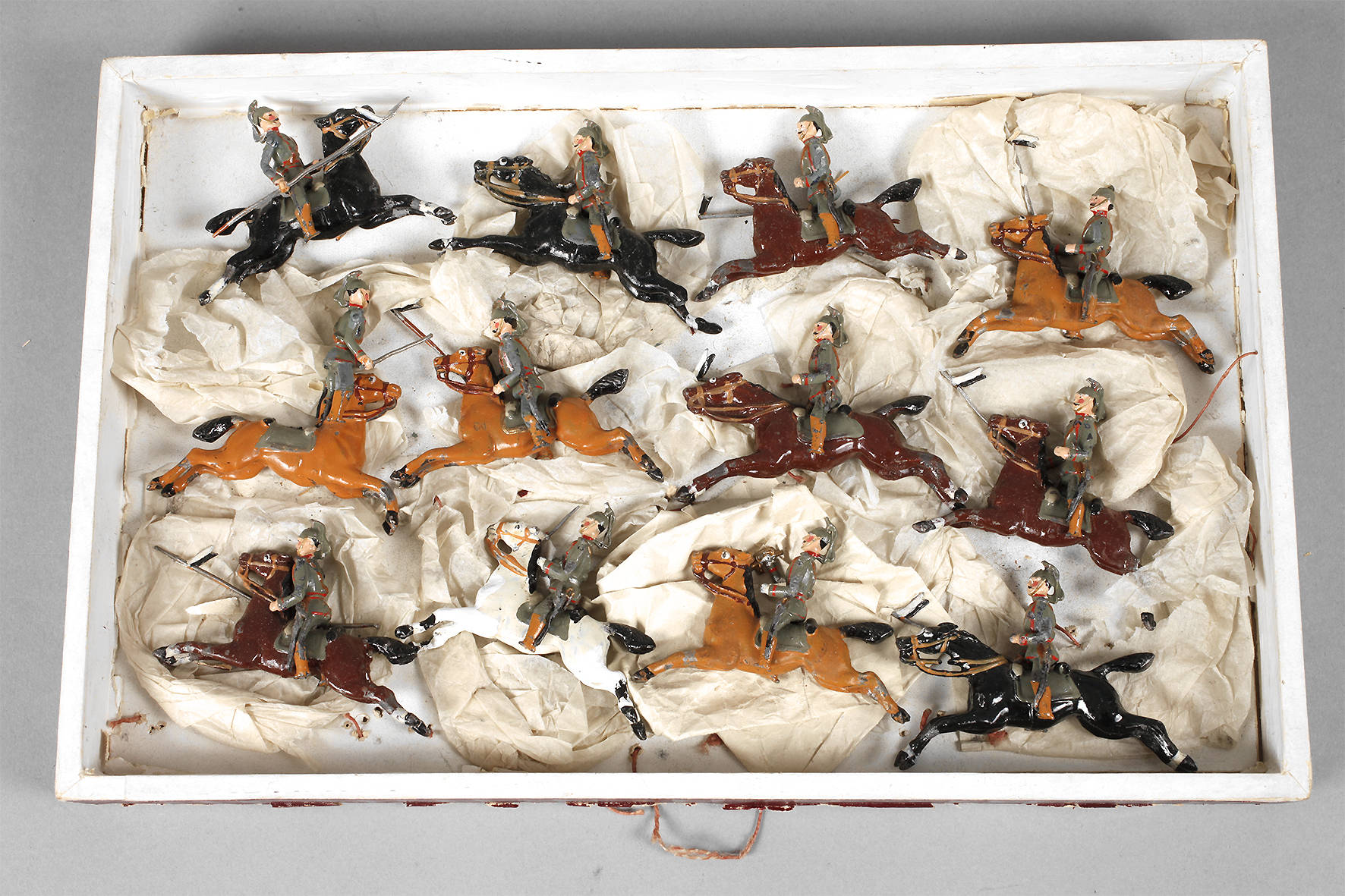 Georg Heyde Zinnfiguren ”Preuss. Dragoner”