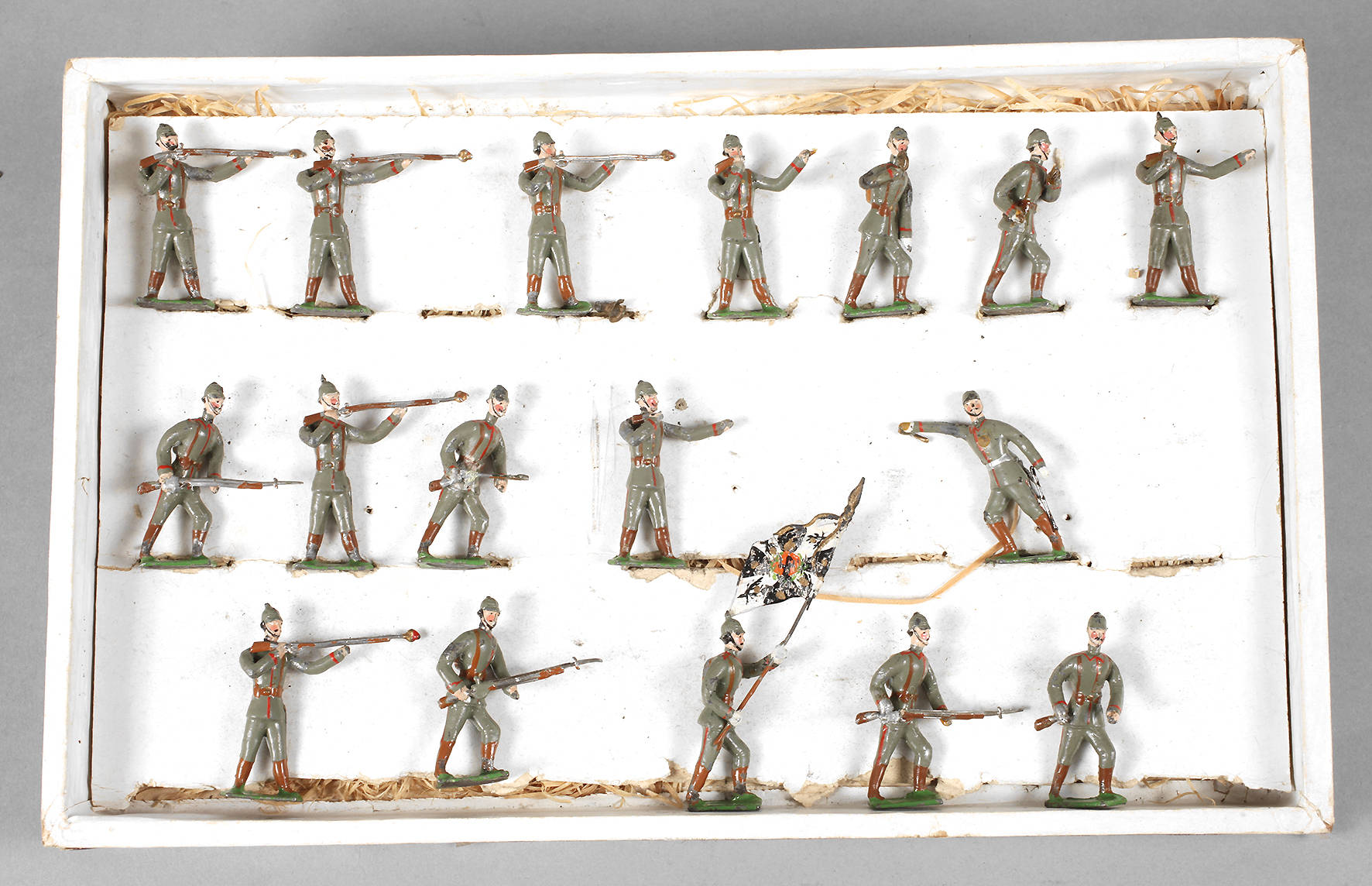 Georg Heyde Zinnfiguren ”Preuss. Linie Sturm Feuer”