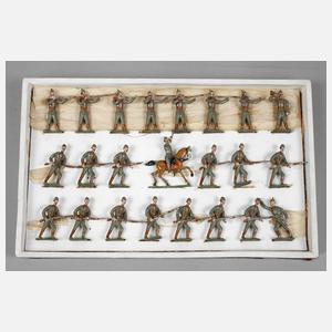 Georg Heyde Zinnfiguren ”Preuss. Linie Sturm Feuer”