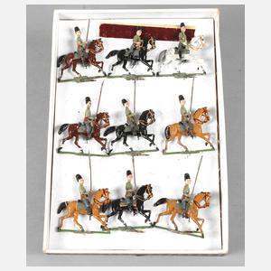 Georg Heyde Zinnfiguren ”Russ. Kosaken Trab”