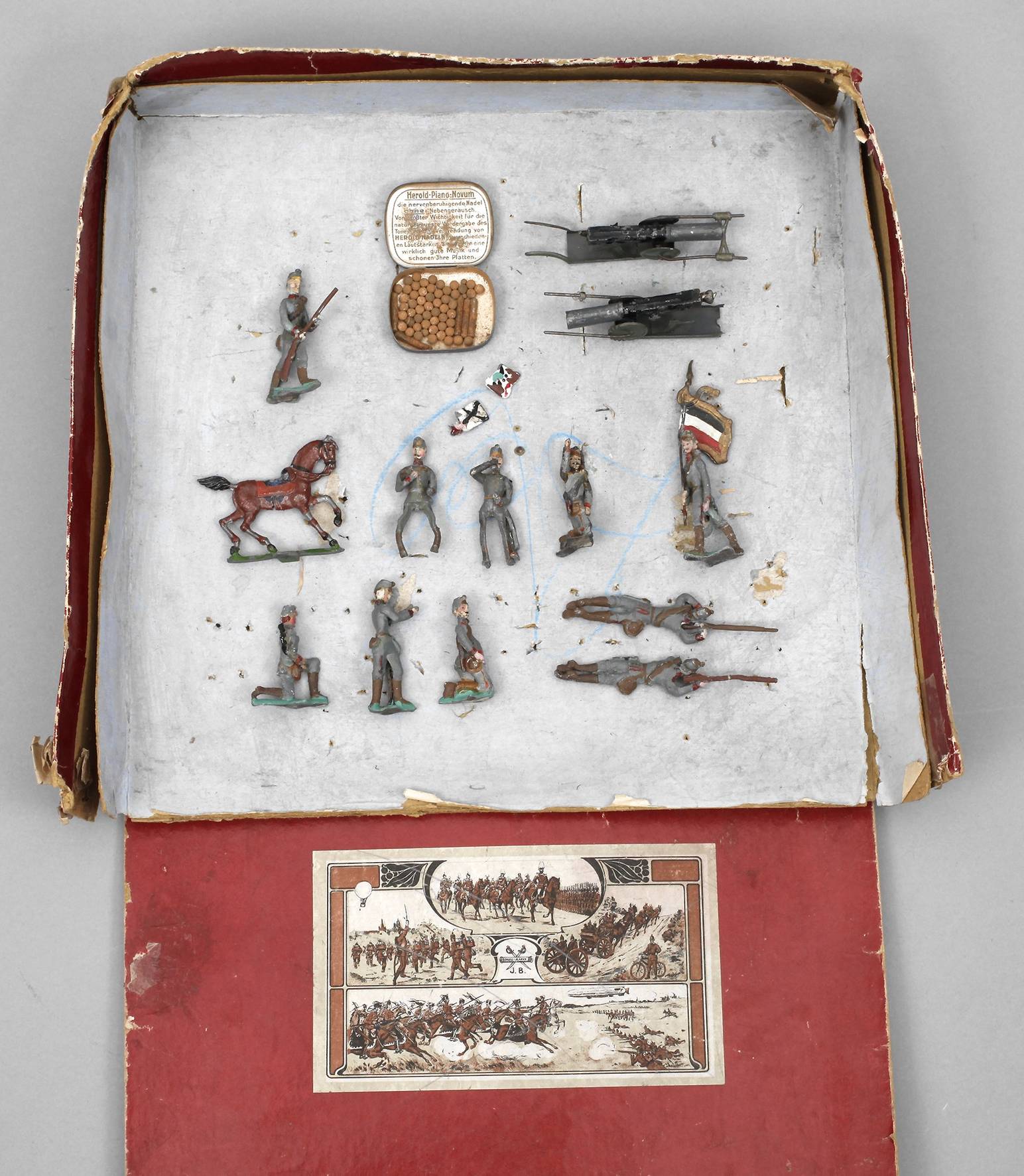 Zinnfiguren als preußische Infanterie