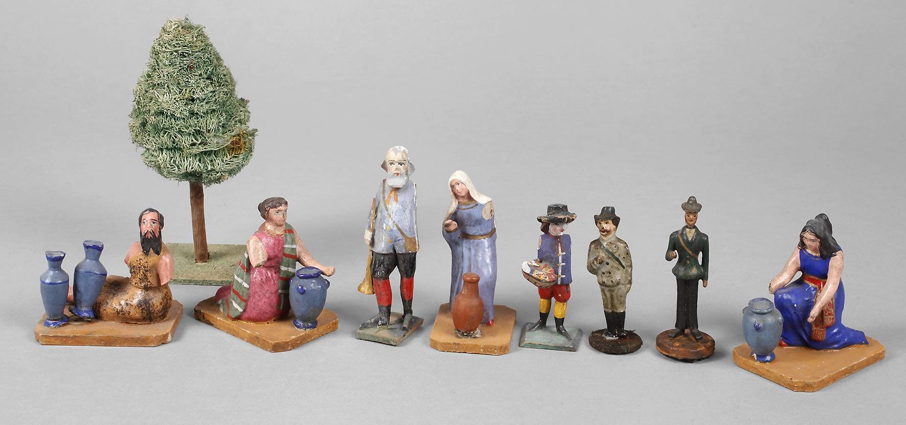 Konvolut Massefiguren Erzgebirge