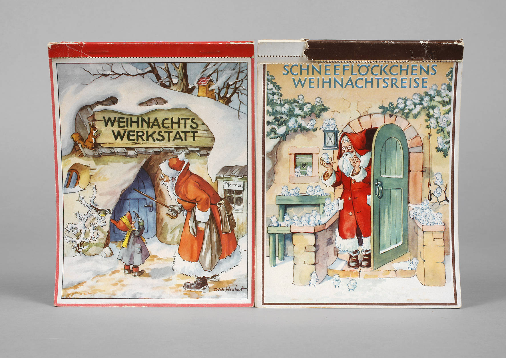 Zwei Advents-Abreißkalender