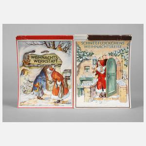 Zwei Advents-Abreißkalender